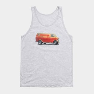 1970s Custom Van (vintage distressed look) Tank Top